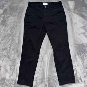 I Love Ugly Pants Mens L Black Full Length Slim Kobe Chino Straight Streetwear